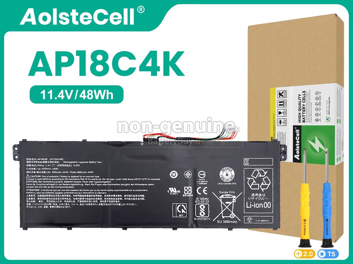 battery for Acer AP18C4K