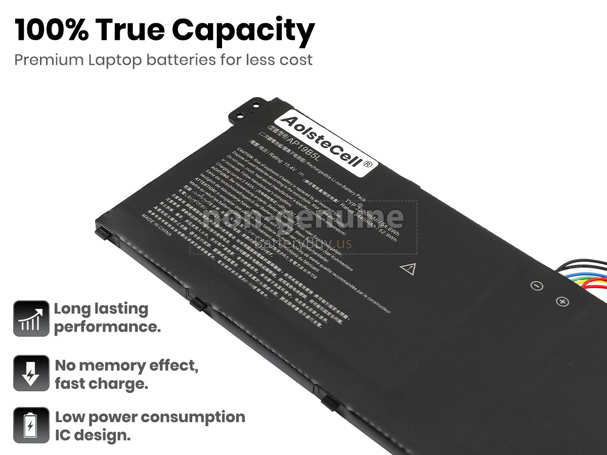 battery for Acer AP19B5L