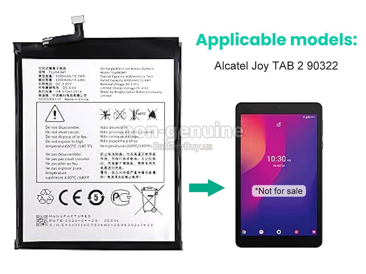 battery for Alcatel JOY TAB2