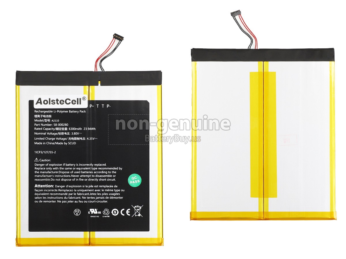 battery for Amazon A2110