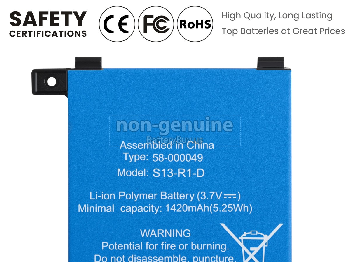 battery for Amazon KINDLE 7TH GENERATION