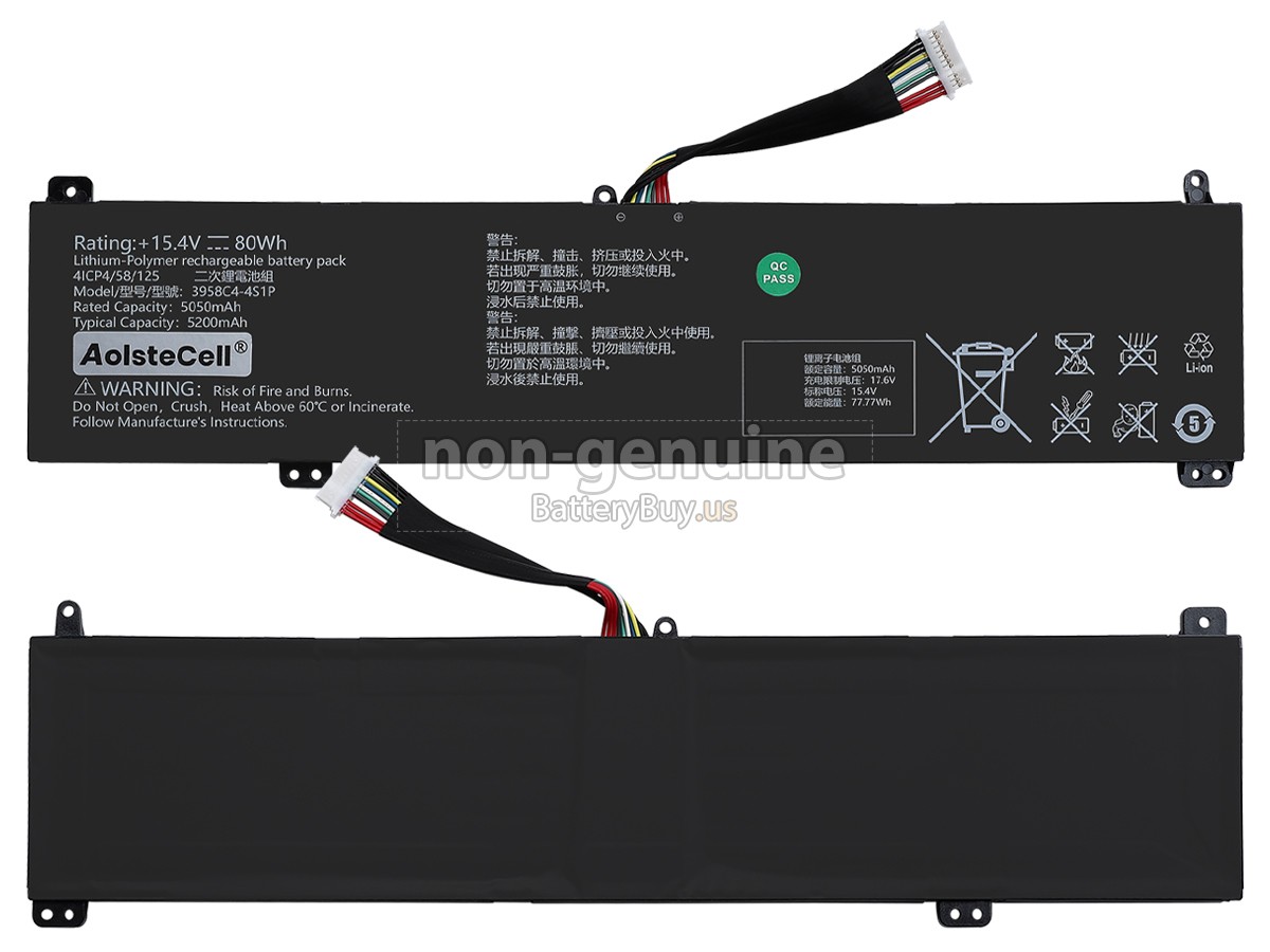 battery for AolsteCell 3958C4-4S1P