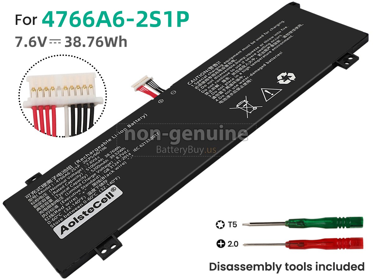 battery for AolsteCell 4766A6-2S1P