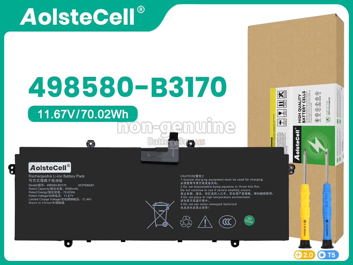 battery for AolsteCell 498580-B3170
