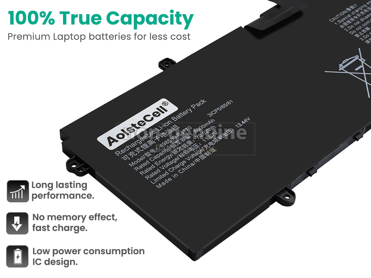 battery for AolsteCell 498580-B3170