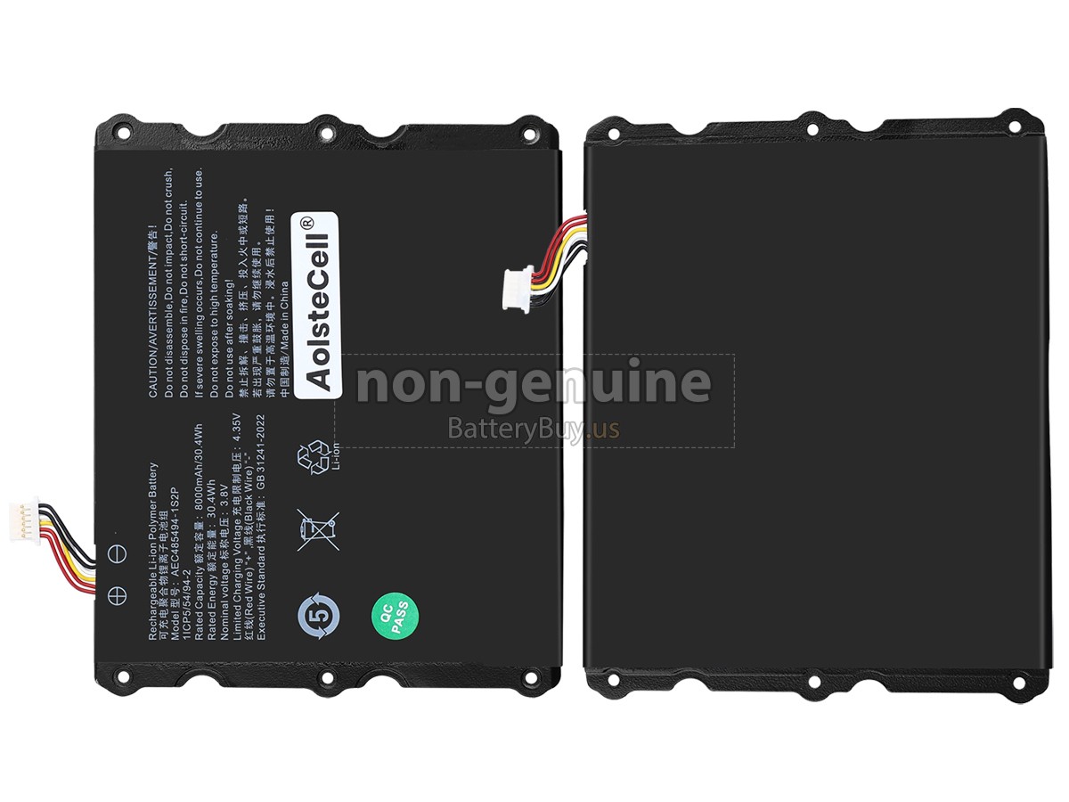 battery for AolsteCell AEC485494-1S2P