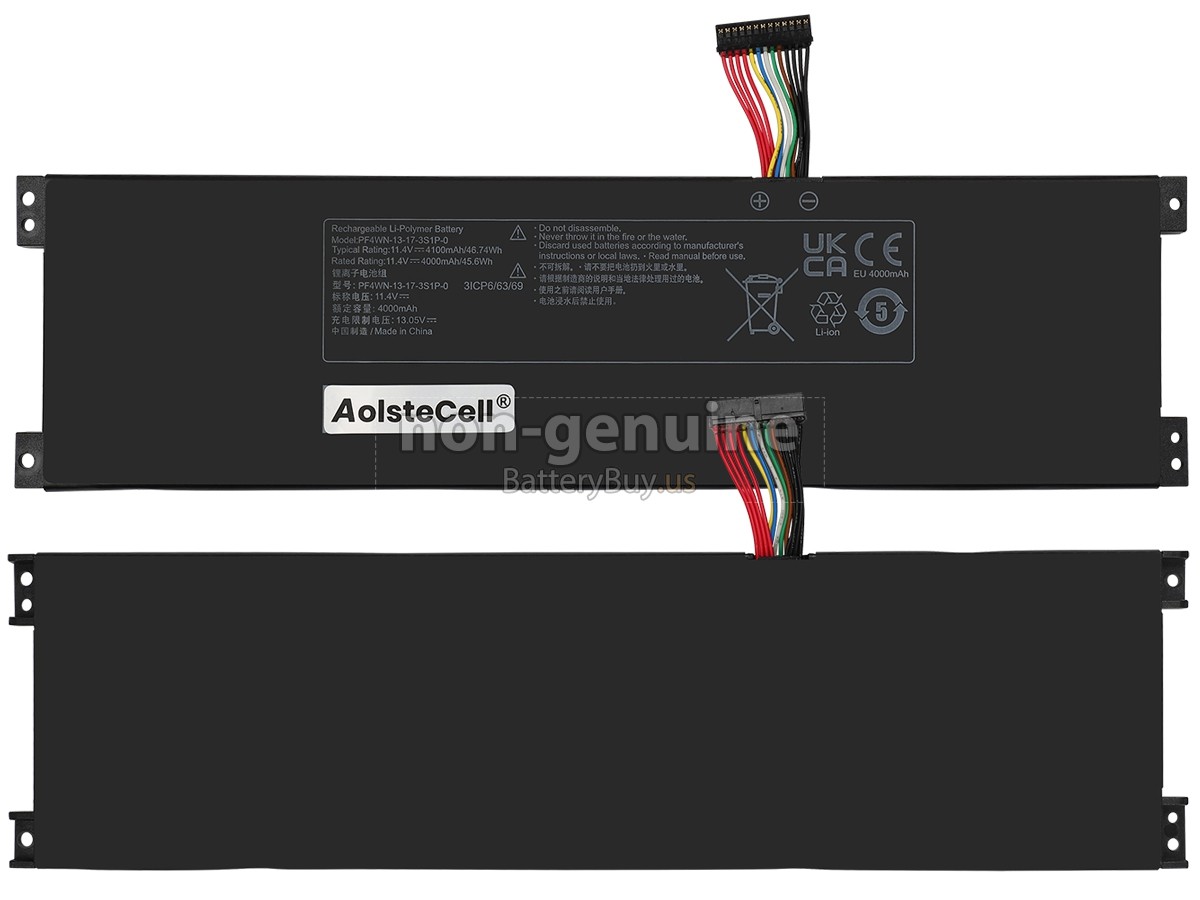 battery for AolsteCell PF4WN-13-17-3S1P-0