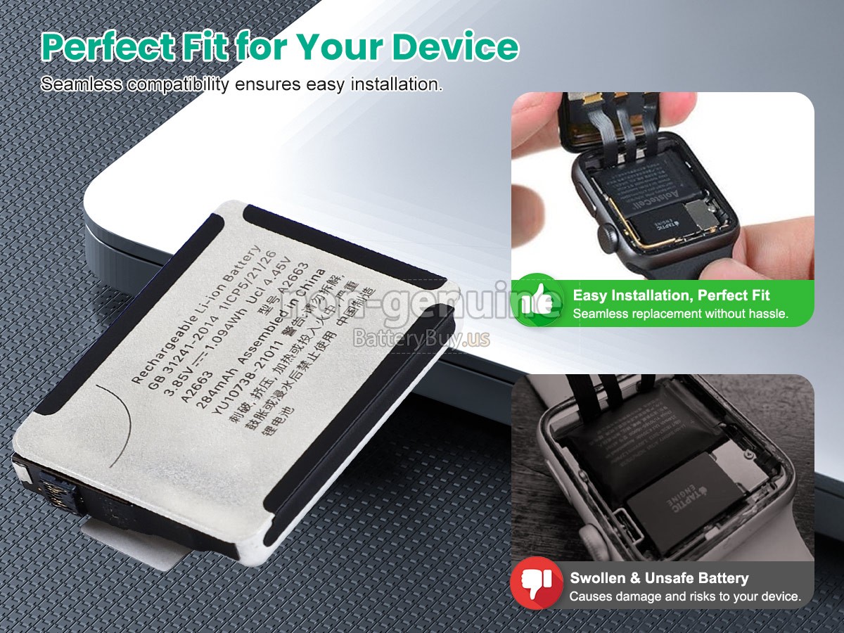 battery for Apple WATCH 8 HERMES GPS 41MM