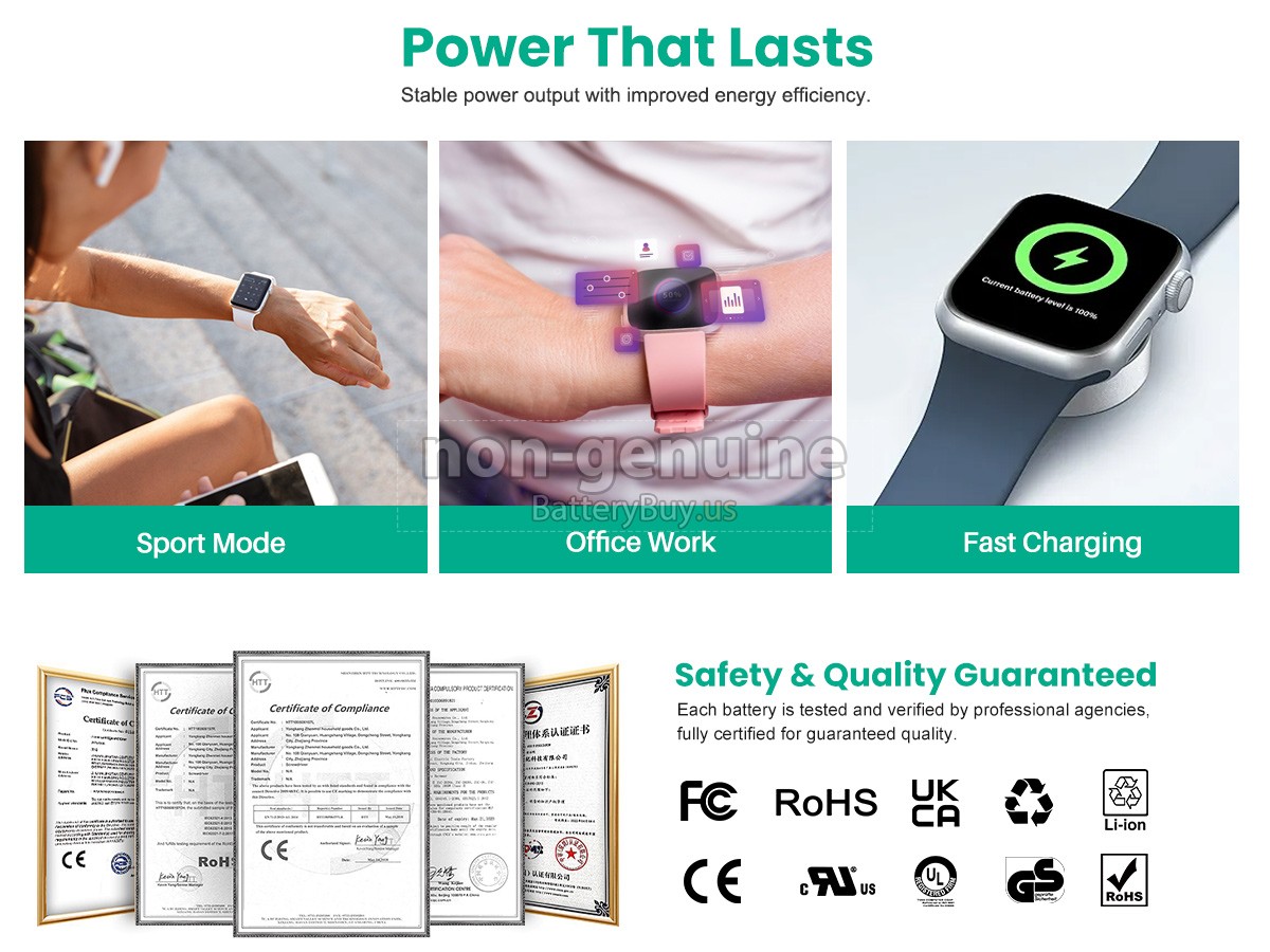 battery for Apple WATCH 8 GPS+CELLULAR 45MM