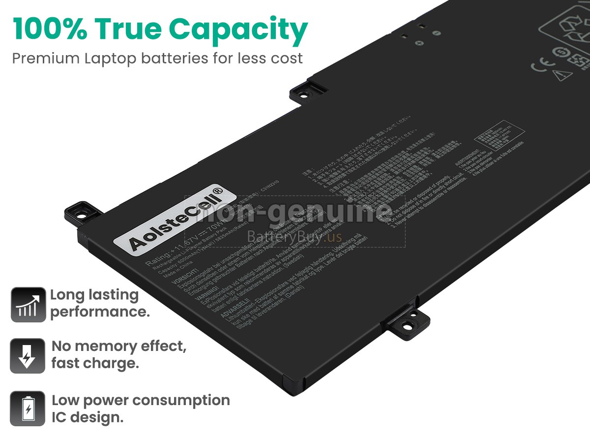 battery for Asus ProART PZ13 HT5306Q