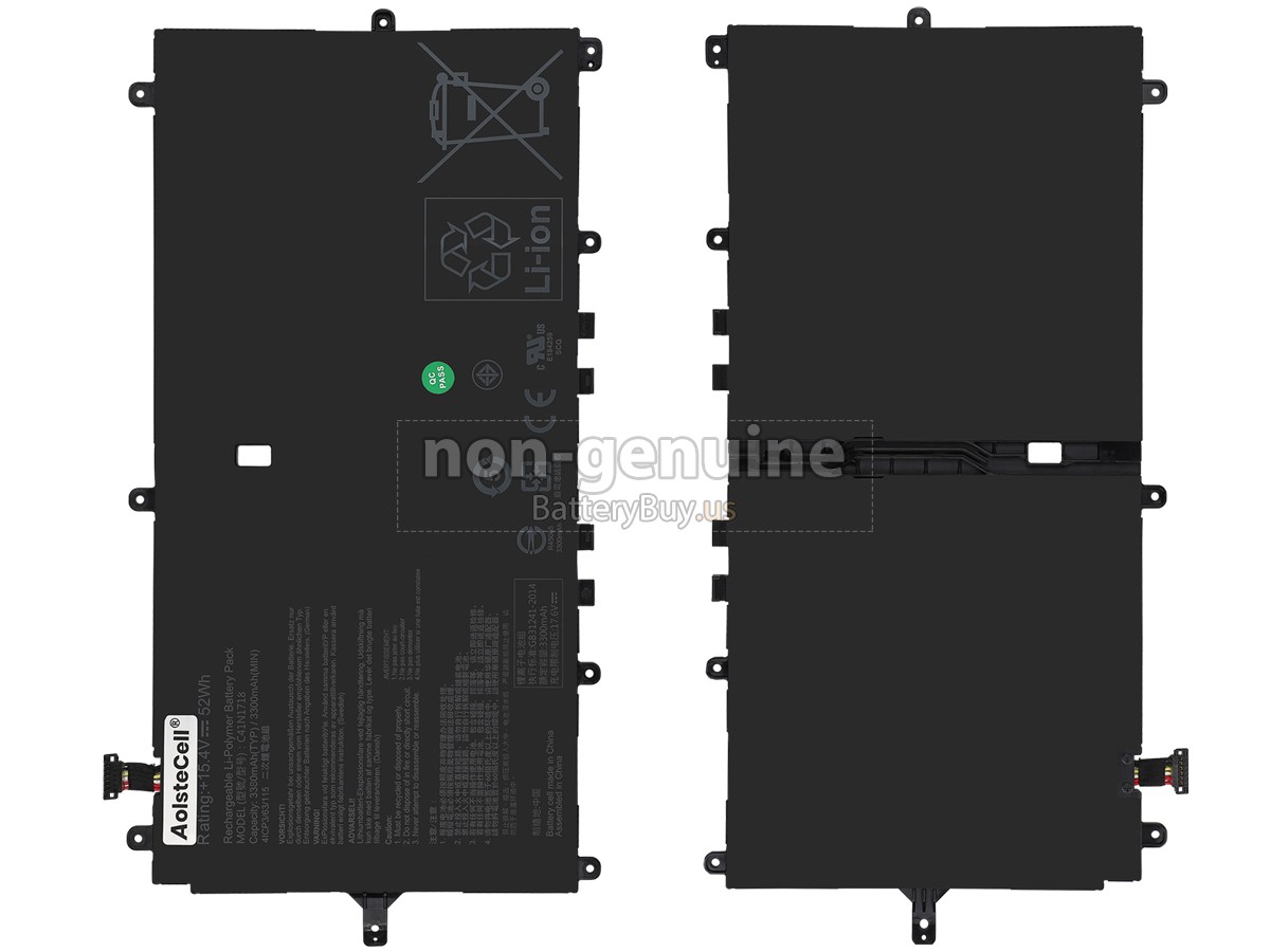battery for Asus NOVAGO TP370QL-EL002T