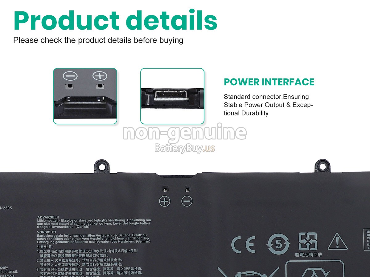 battery for Asus VivoBook Pro 15 OLED N6506MV-DRMA137