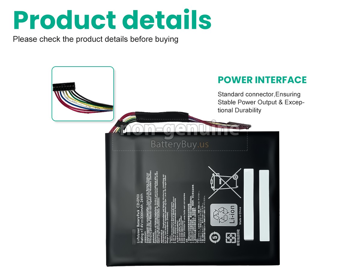 battery for Asus Eee Pad Transformer TF101-1B001A
