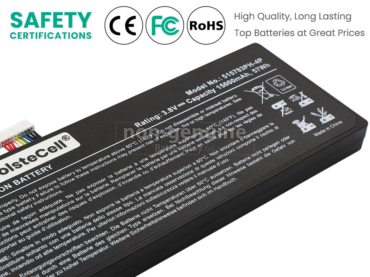battery for AUTEL MAXICOM MK908