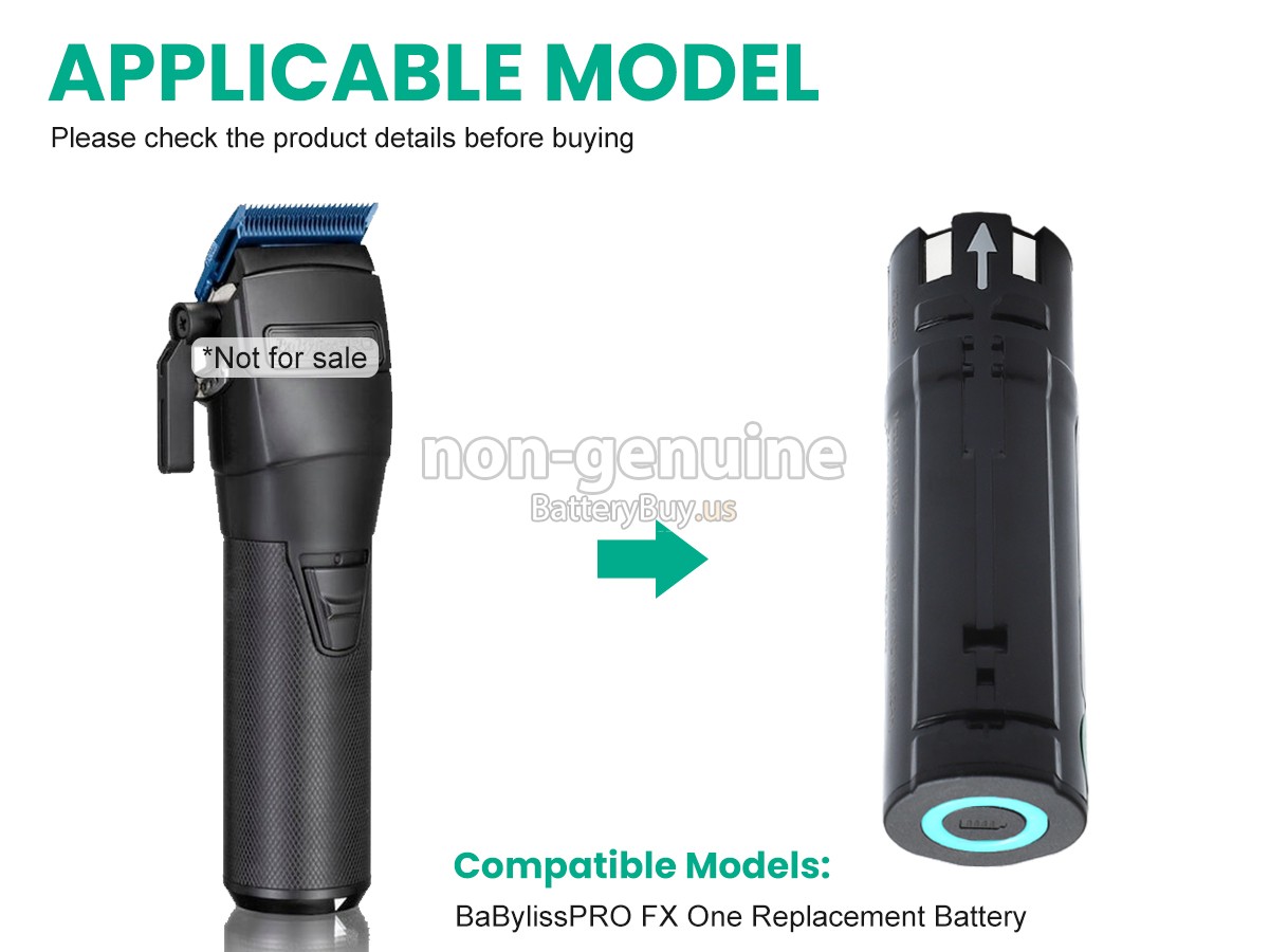 battery for BaBylissPro FXONE