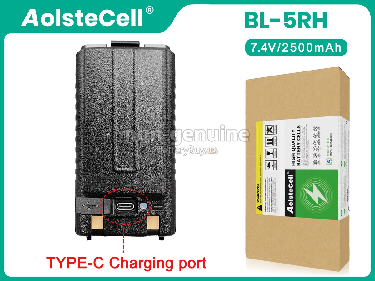 battery for Baofeng UV-5G PLUS