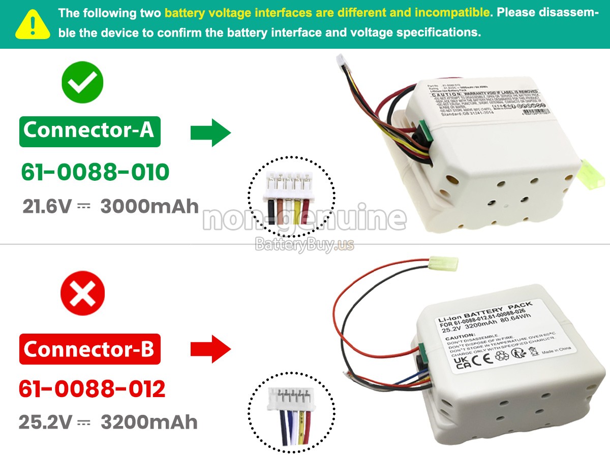 battery for Bissell 61-0088-012