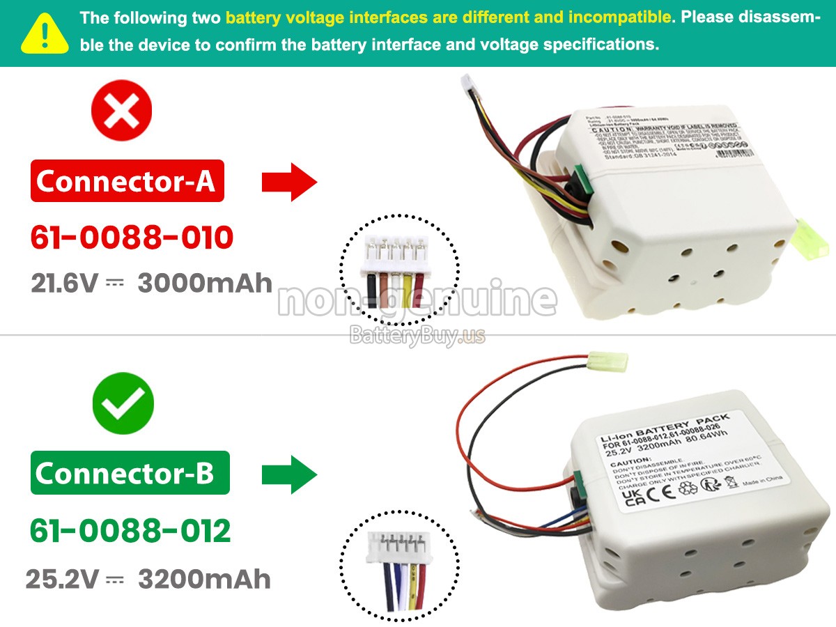battery for Bissell 61-0088-012