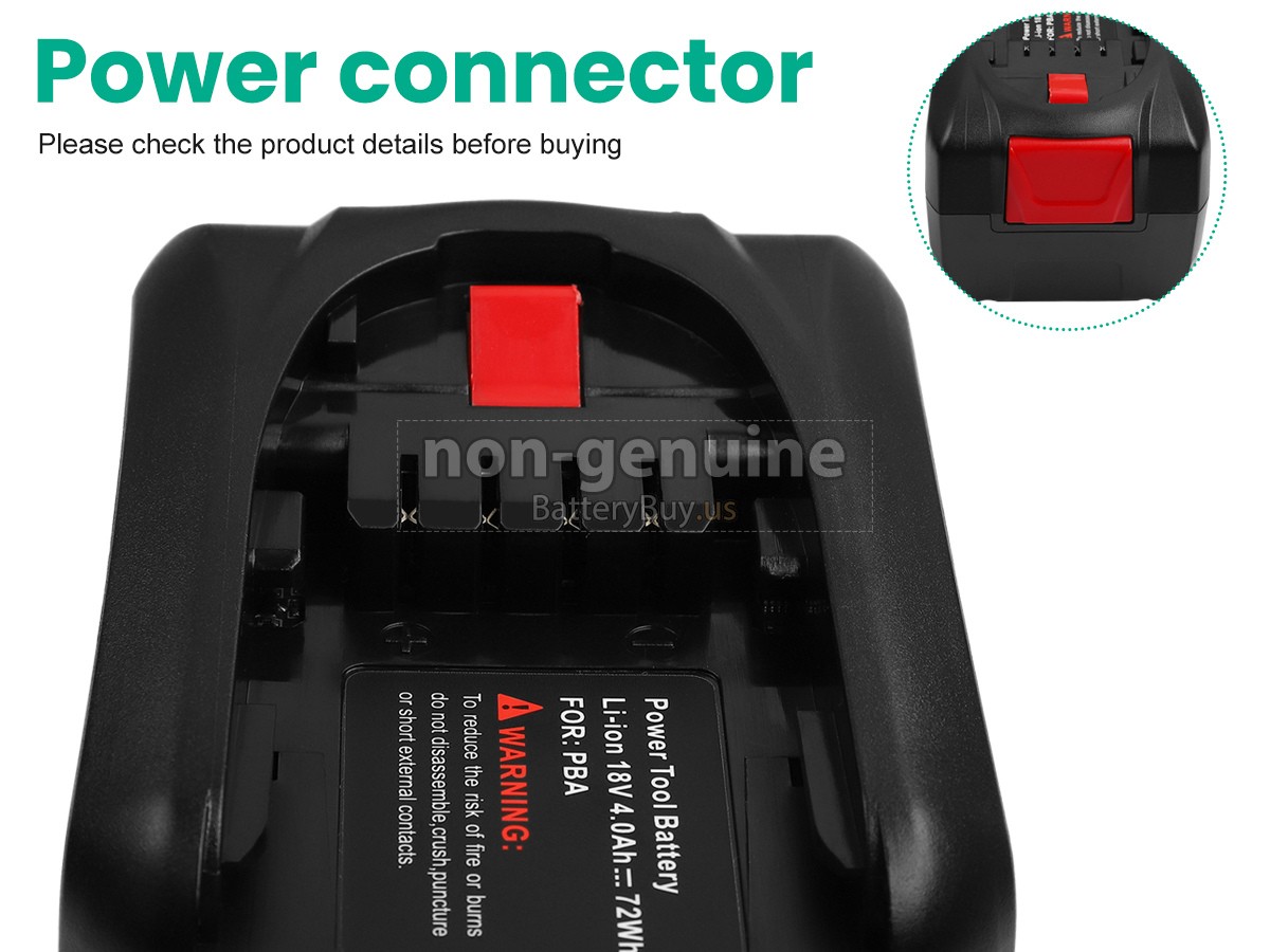 battery for Bosch PSR18LI-2