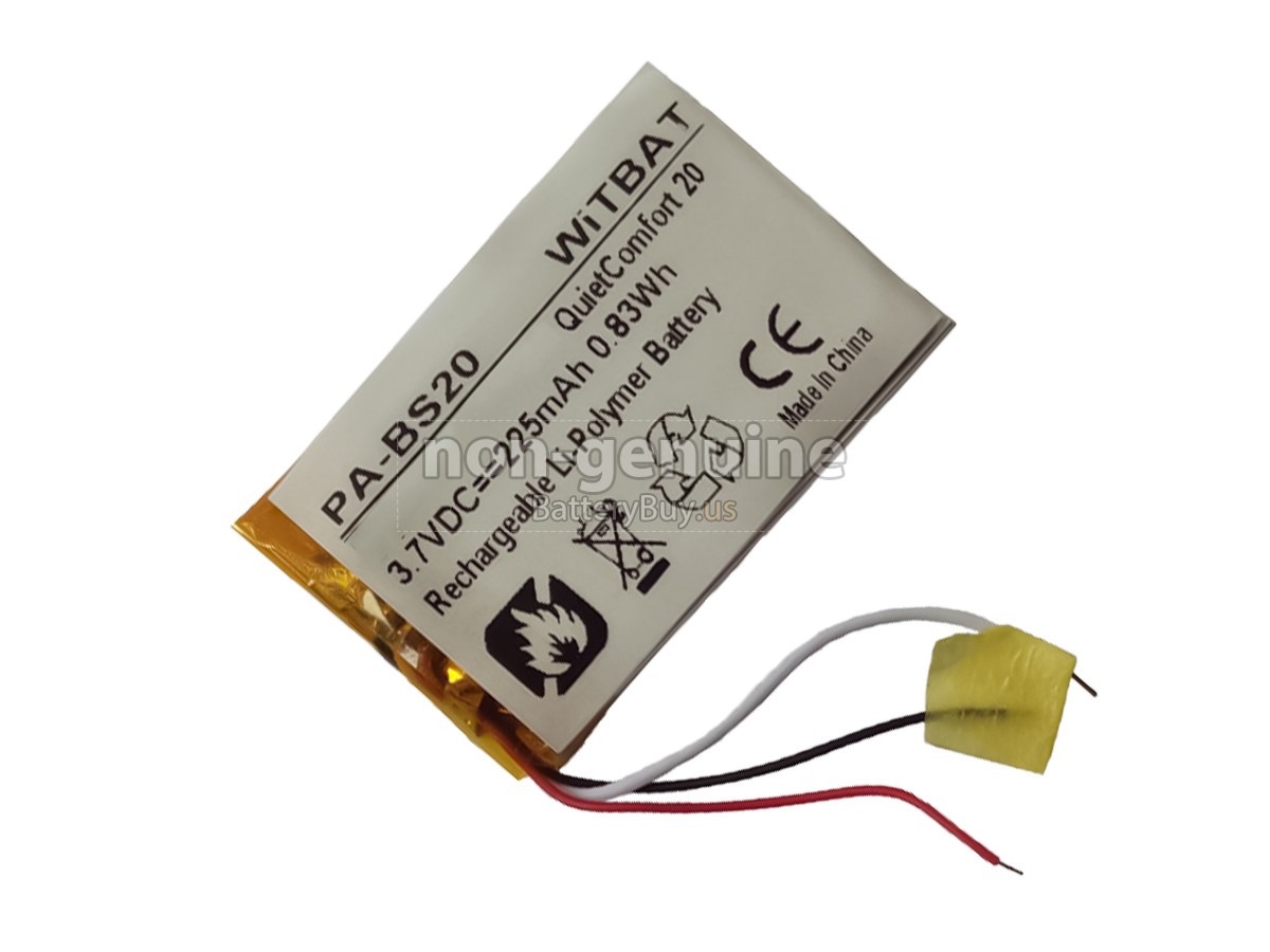 battery for Bose QUIETCOMFORT 20