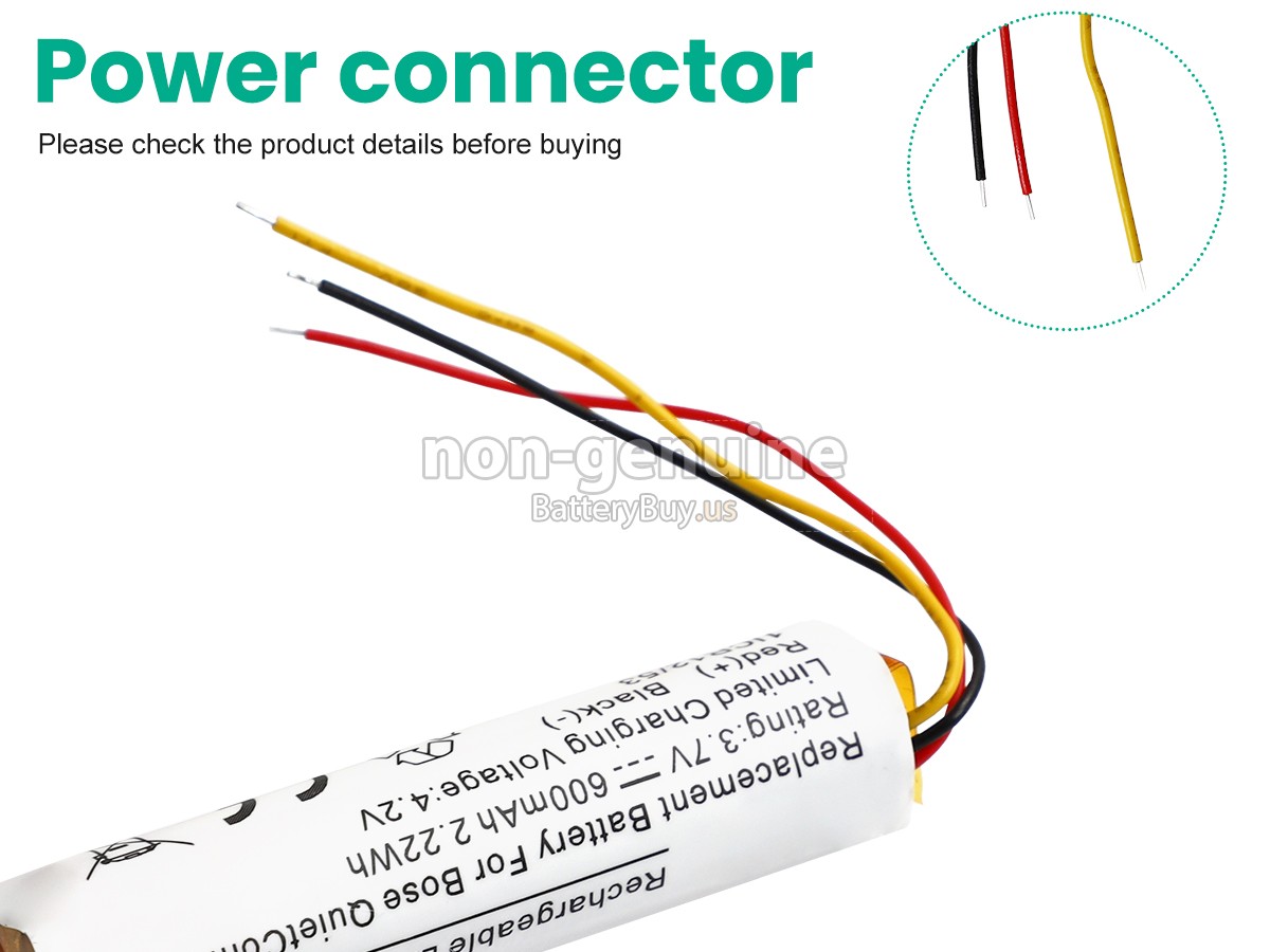 battery for Bose QUIETCOMFORT QC45