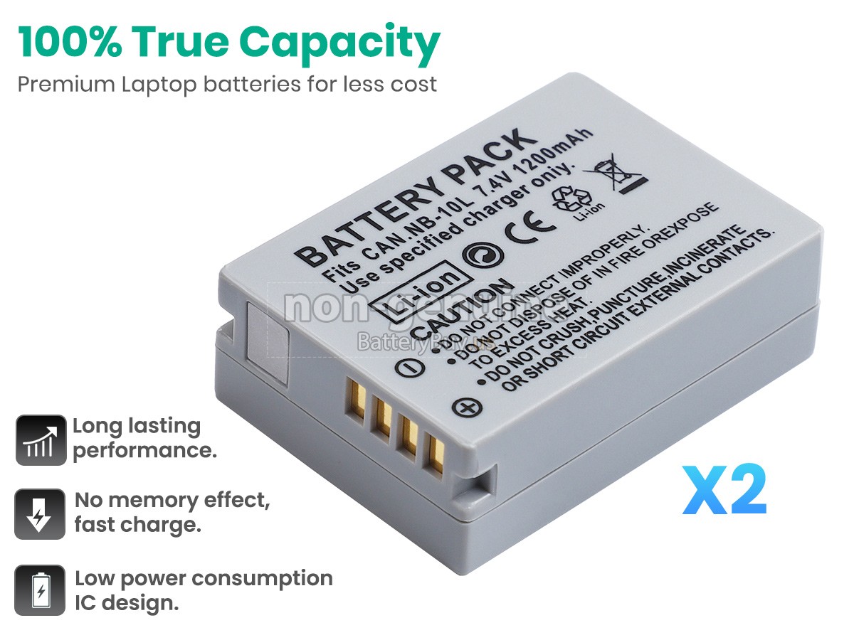 battery for Canon POWERSHOT G1X