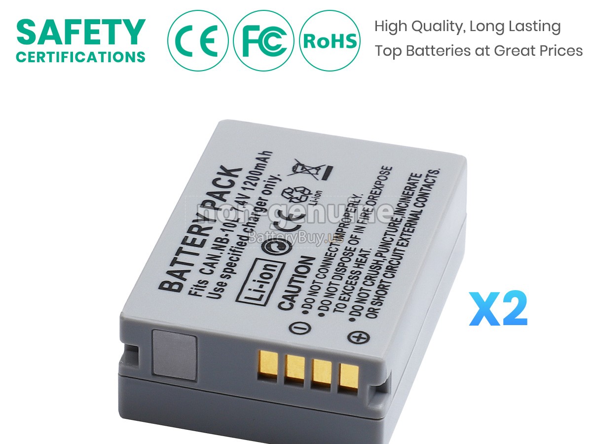 battery for Canon POWERSHOT G1X