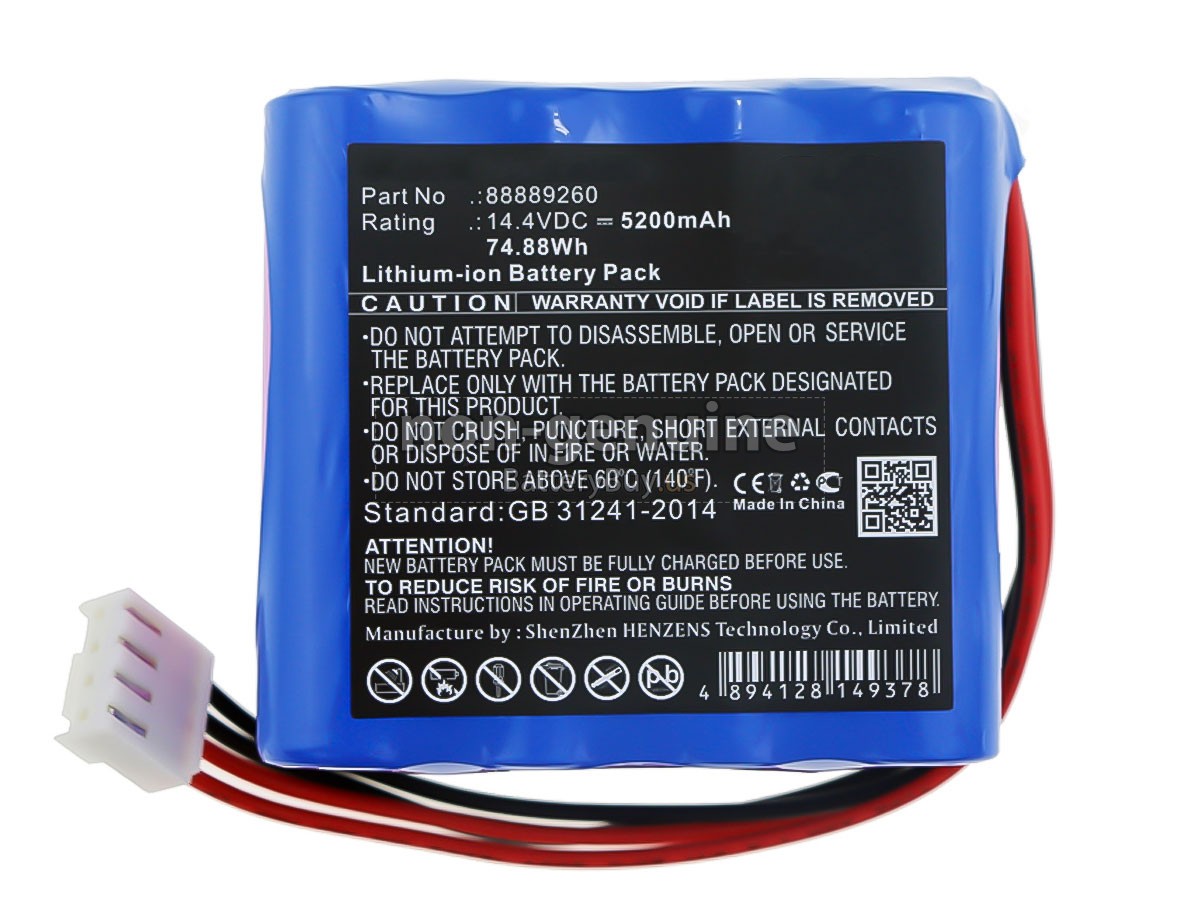 battery for Carewell ECG-1112