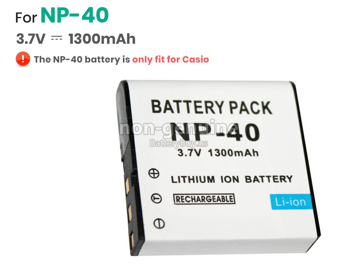 battery for Casio EX-Z500