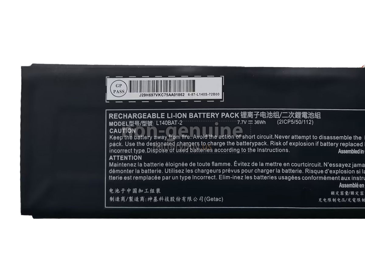 battery for Clevo L140BAT-2