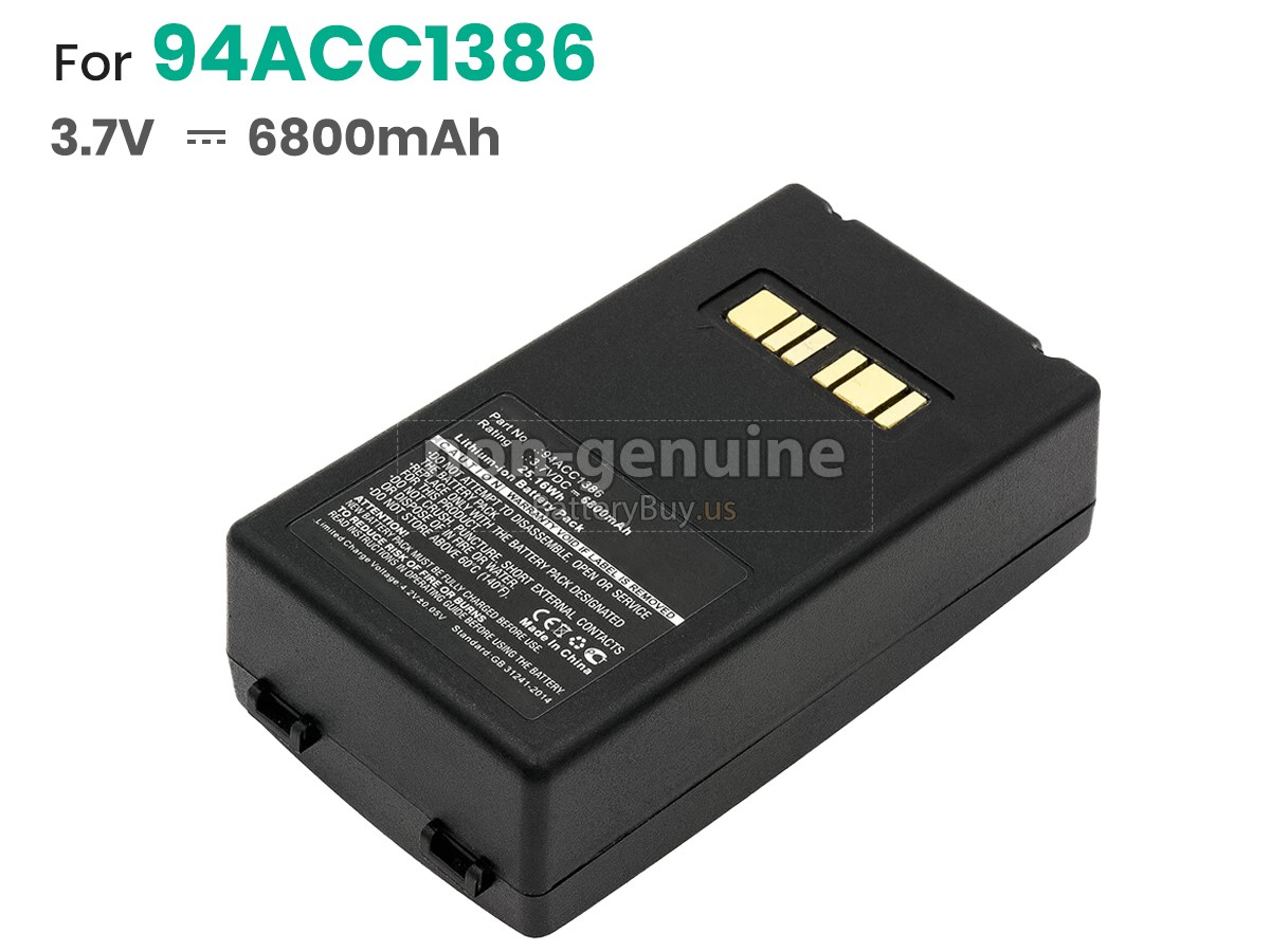 battery for Datalogic 94ACC1386