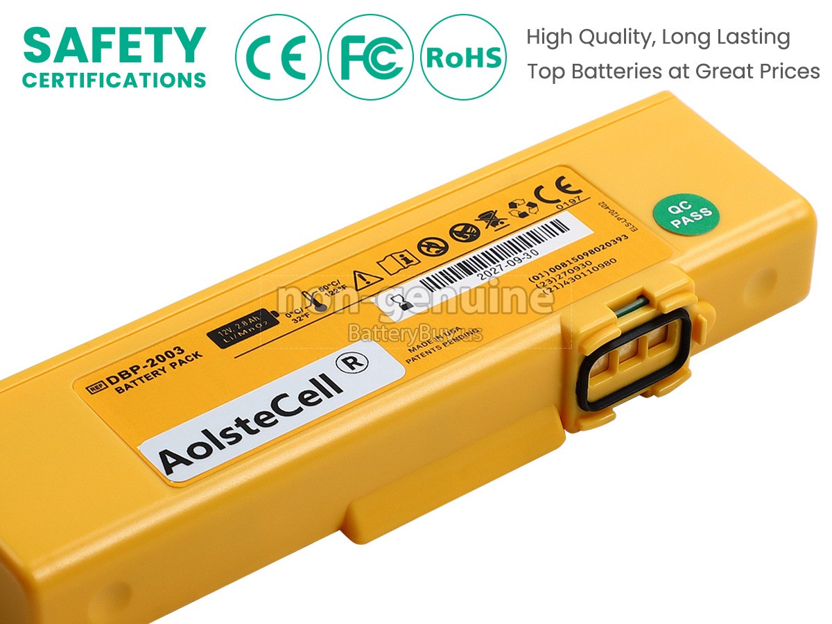 battery for Defibtech DBP-2003