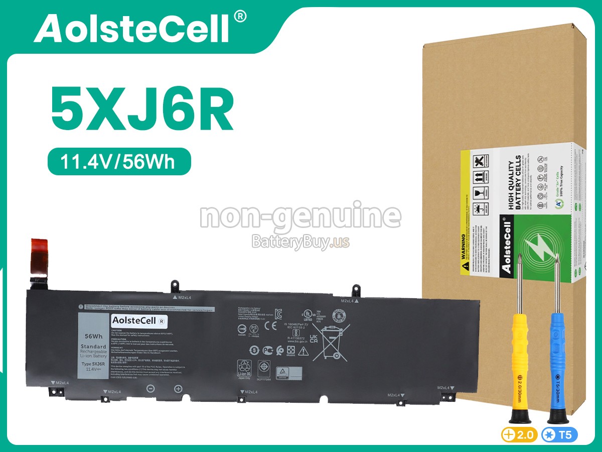 battery for Dell 5XJ6R