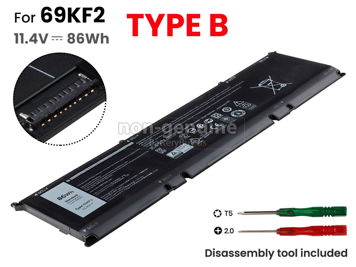 battery for Dell P128F001