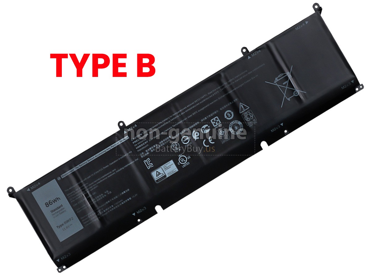 battery for Dell P128F001