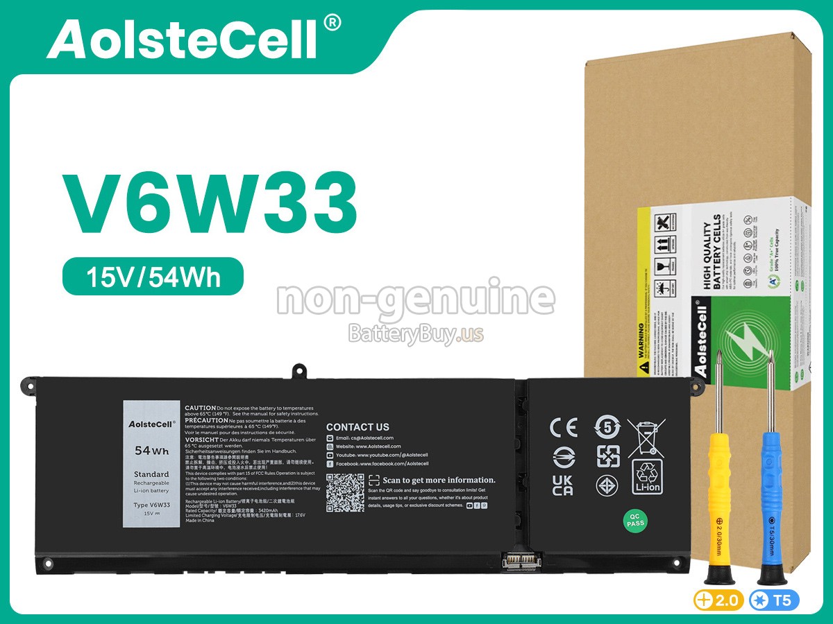 battery for Dell WV3K8