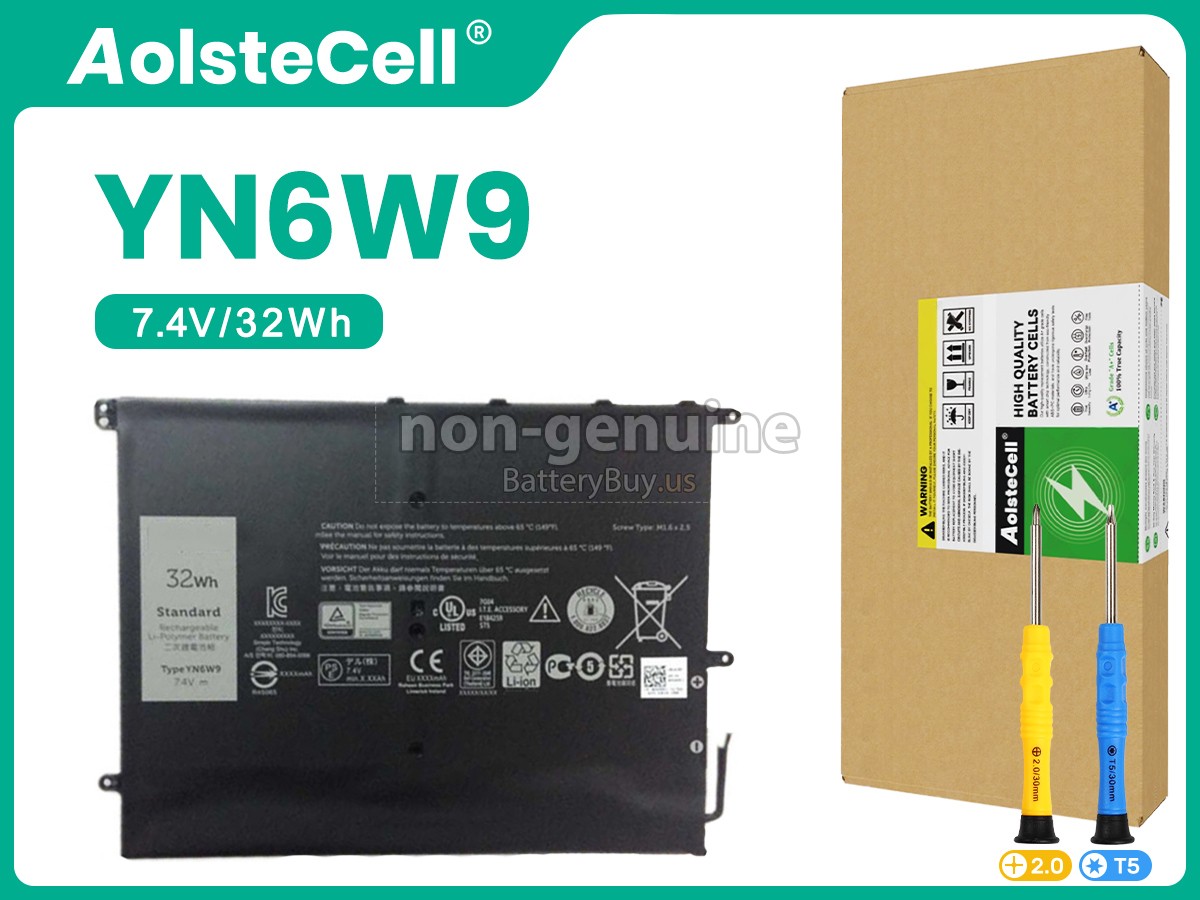 battery for Dell YN6W9