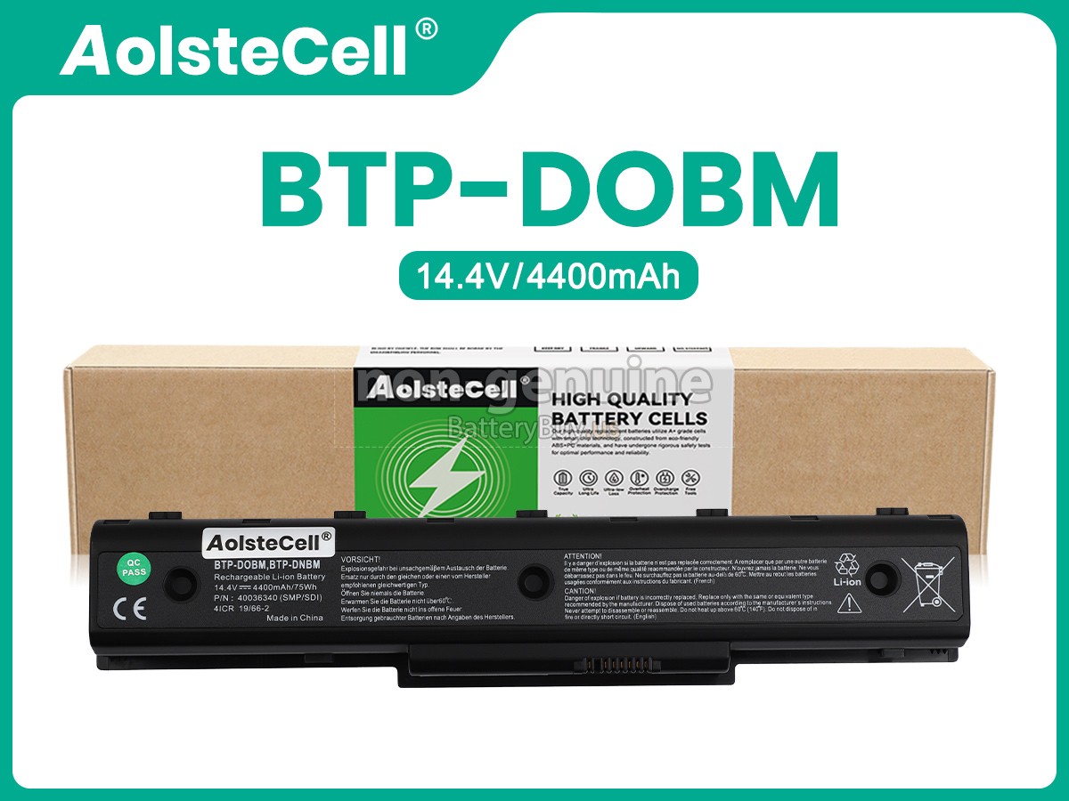 battery for Fujitsu BTP-D0BM