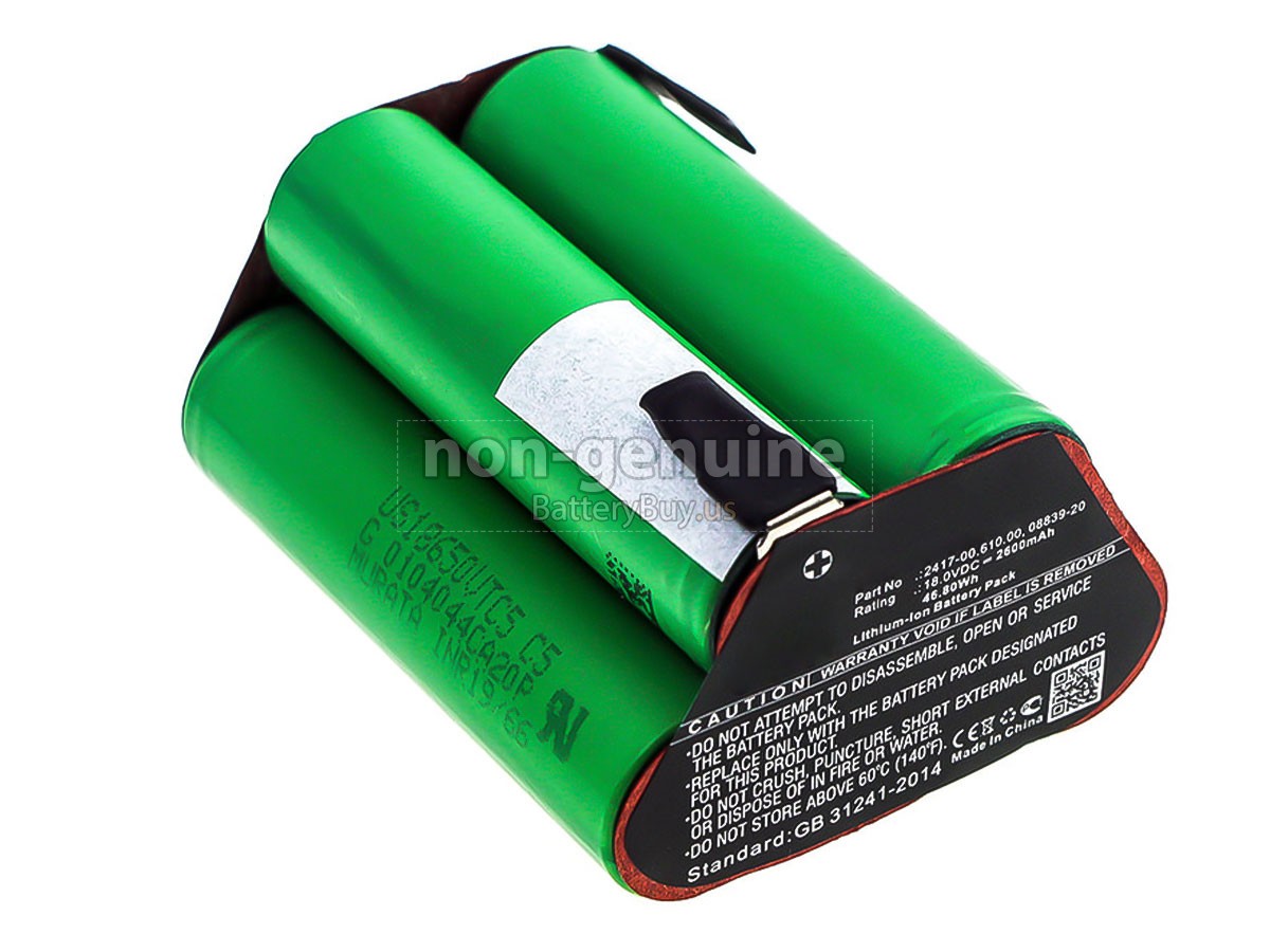 battery for Gardena 2417-00.610.00