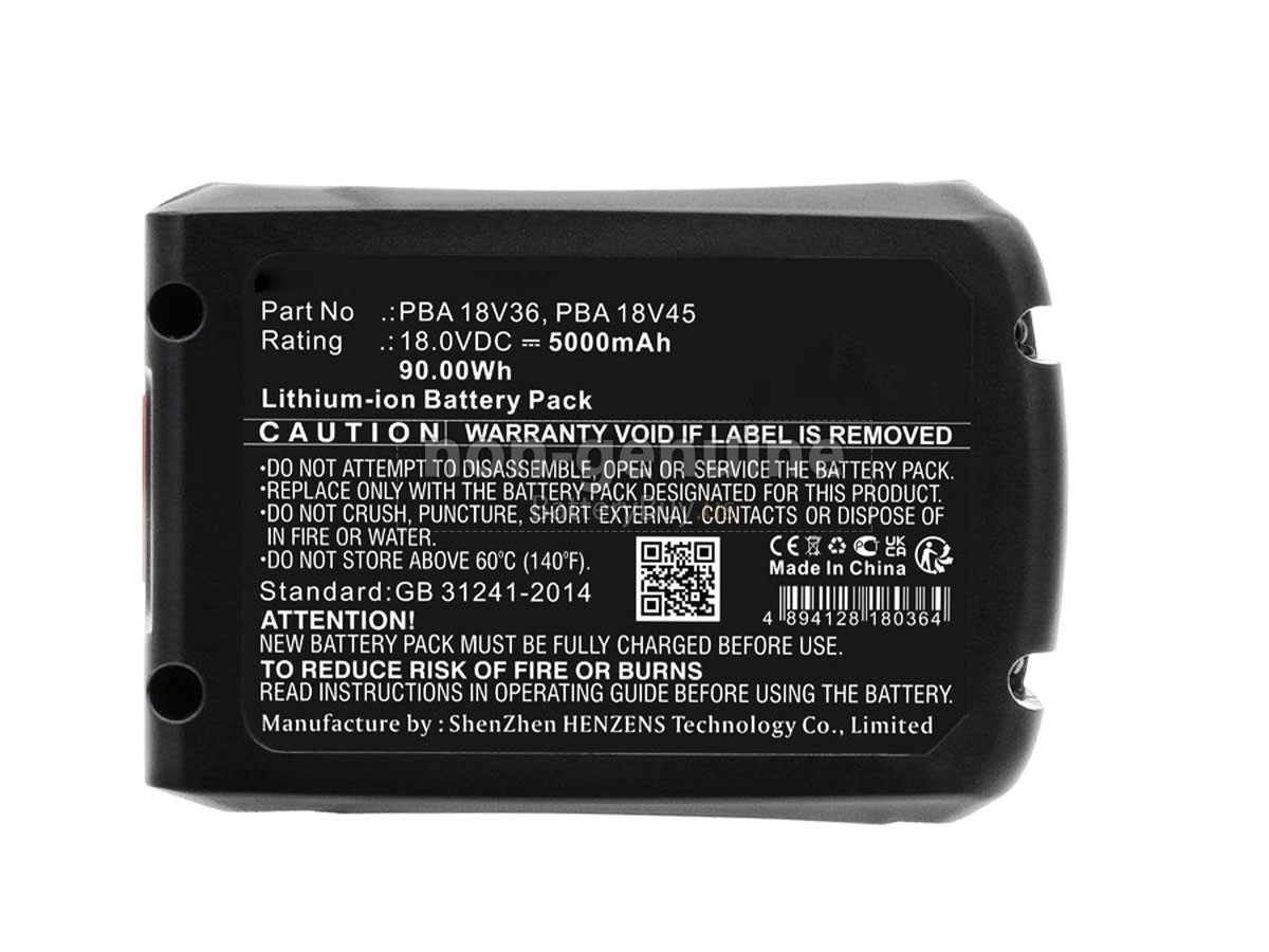 battery for Gardena BLOWER POWERJET 18V P4A SOLO