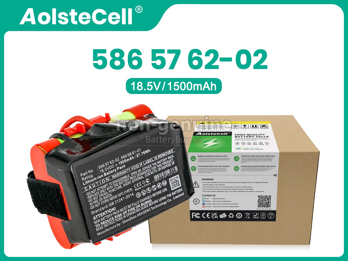 battery for Gardena 5865762-02