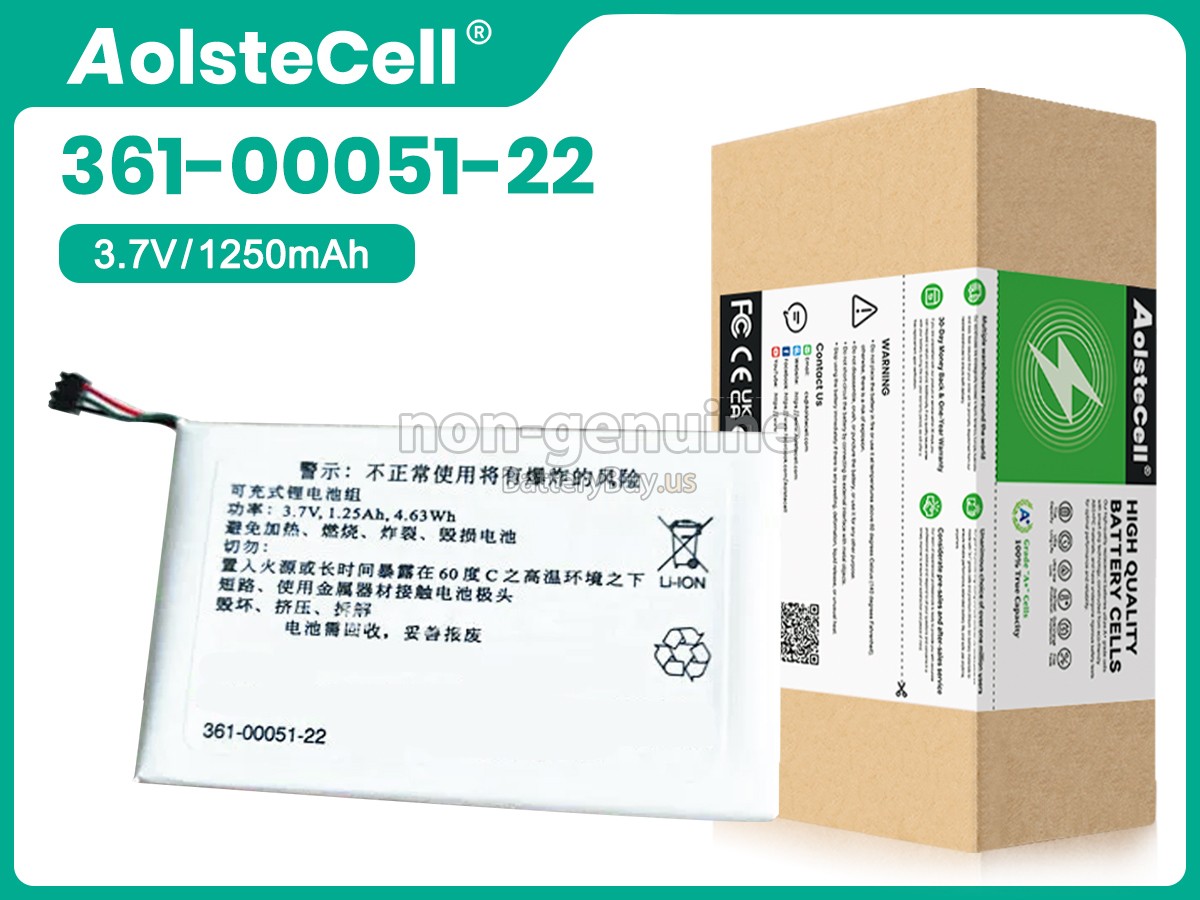 battery for Garmin 361-00051-22