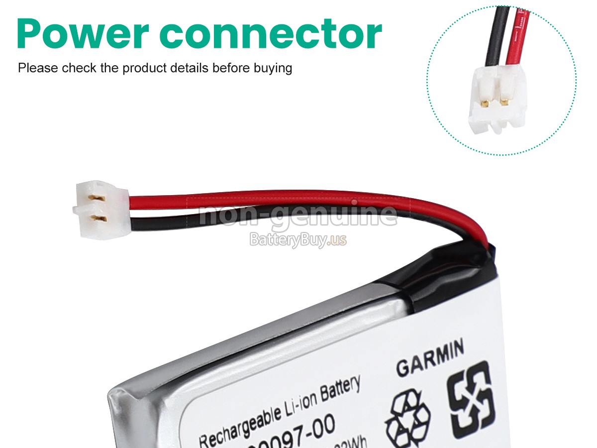 battery for Garmin 361-00097-00
