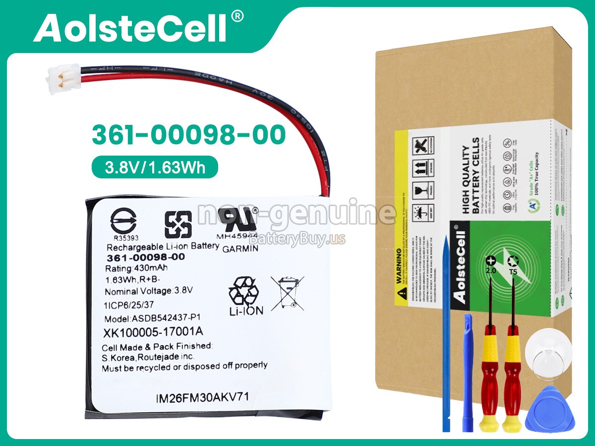 battery for Garmin 361-00098-00