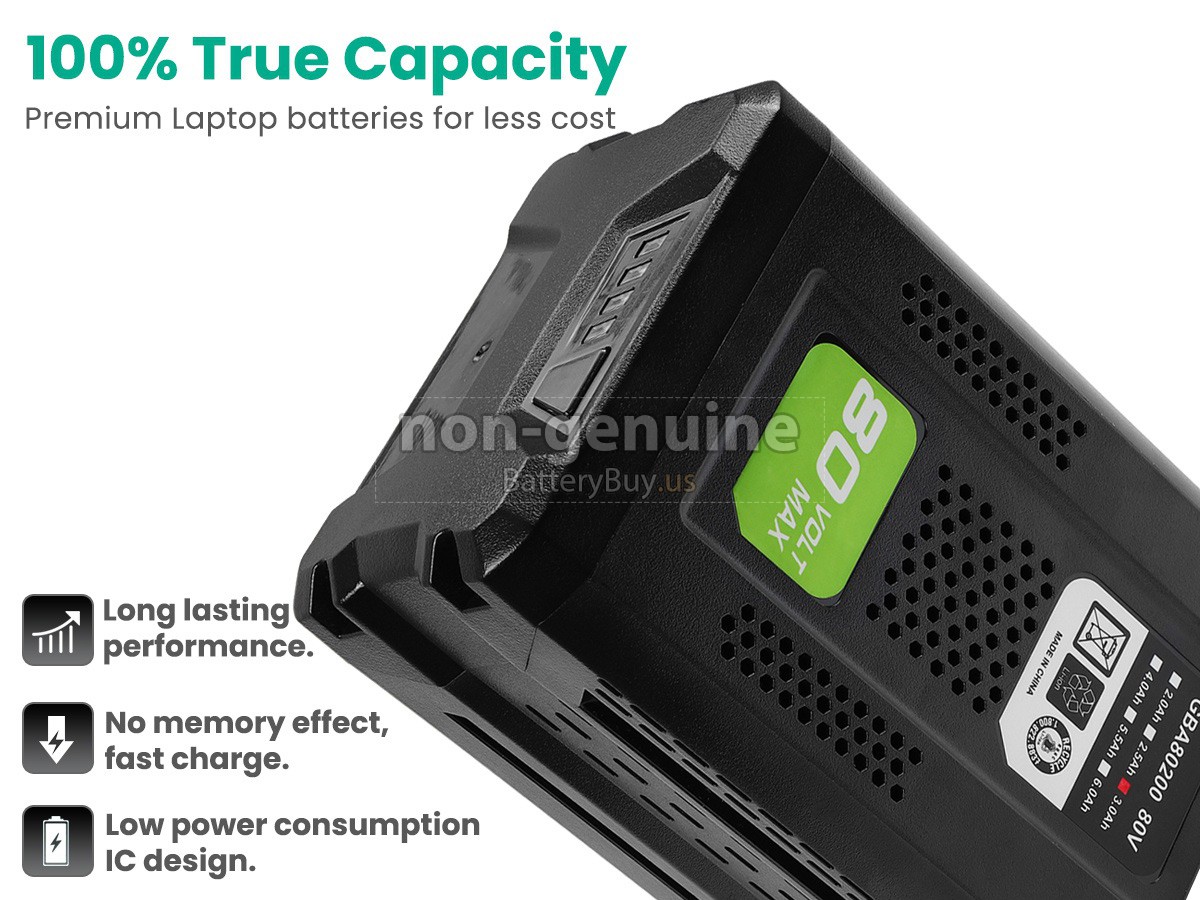battery for Greenworks 2901307