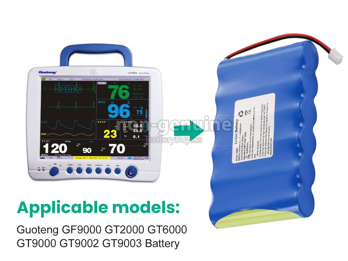 battery for Guoteng GT9003