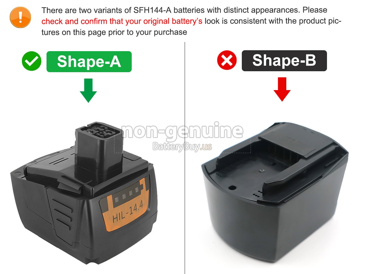 battery for Hilti SFH 144-A CPC 14.4V