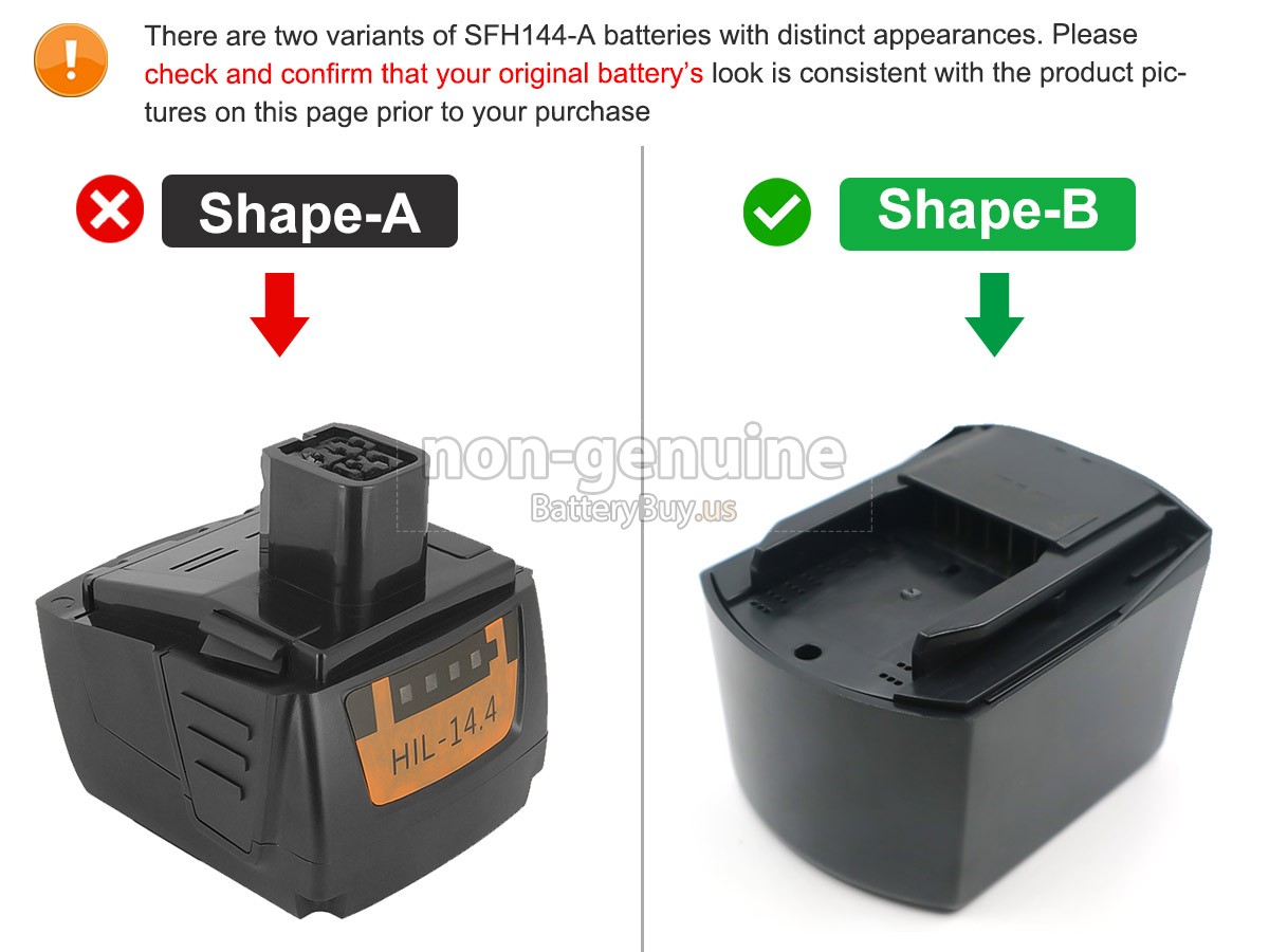 battery for Hilti SFH 144-A CPC 14.4V