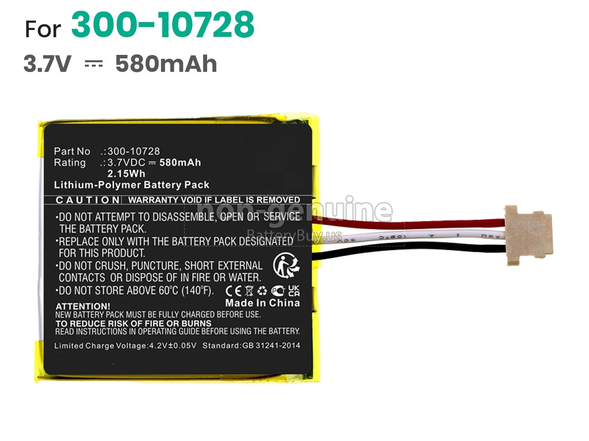 battery for Honeywell 300-10728