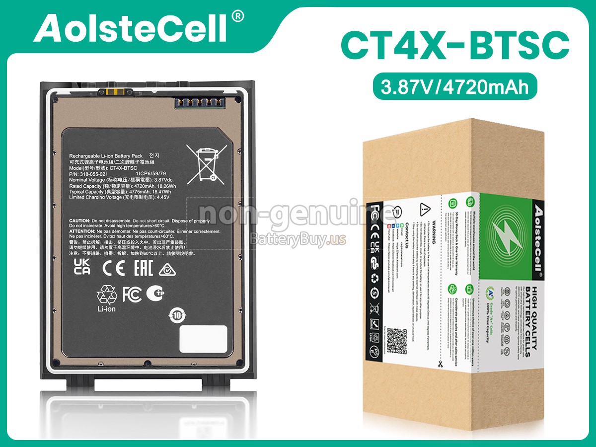 battery for Honeywell CT4X-BTSC-002